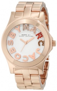 Marc by Marc Jacobs Rose Gold Rivera Logo Women's Watch's - MBM3138