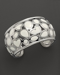 Bold sterling silver cuff by Roberto Coin.