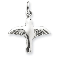 Sterling Silver Dove Charm