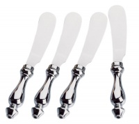 Amco Traditional Spreaders, Stainless Steel Blades, Set of 4