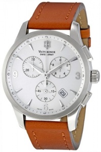 Victorinox Swiss Army Alliance Chronograph Brown Strap Mens Watch 241480