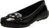 Lauren Ralph Lauren Women's Cadance Flat,Black Patent,8 M US