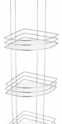 Taymor 4-Tier Corner Spa Tower, Chrome Finish