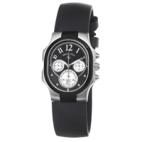 Philip Stein Women's 22TB-FB-RB Classic Black Rubber Strap Watch