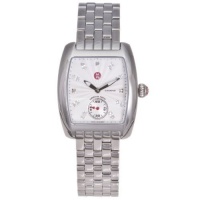 Michele Women's 'Urban Mini' Diamond Dial Stainless Steel Watch MW02A00A0942