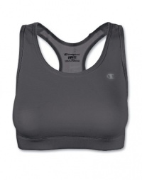 Champion Medium Control Absolute Work-out Wire-Free Sports Bra, L, Asphalt