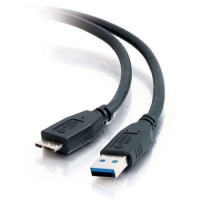 C2G / Cables to Go 54177 USB 3.0 A Male to Micro B Male Cable (2 Meter/6.5 Feet, Black)