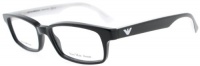 Emporio Armani EA9777 Eyeglasses - 0OB3 Black White - 51mm