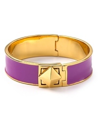 The best bangles of the season are made for stacking, and this gold-plated kate spade new york piece pops with color while it plays well with others.