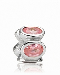 PANDORA's 'Oval Lights' charm is the perfect way to add color and sparkle to your bracelet.