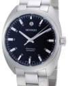 Movado Men's 0606359 Datron Stainless-Steel Black Round Dial Watch