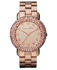 Lend a look of luminous romance with this rosy watch from Marc by Marc Jacobs.