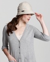 Rain doesn't have to mean bad hair days--throw on Burberry's Gabrielle rain hat when the weather isn't so favorable.