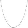 14 Karat White Gold 0.8-mm Loose Rope Chain (20 Inch)