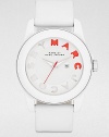 Marc by Marc Jacobs Icon Stripe Leather Ladies Watch MBM4010