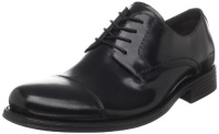 Johnston & Murphy Men's Atchison Cap-Toe Oxford,Black Brushed Calf,9.5 M US