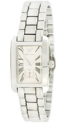 Emporio Armani Women's AR0172 Classic Silver Dial Watch