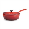 Le Creuset Enameled Cast-Iron 3-Quart Saucier Pan, Cherry