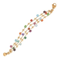 Marco Bicego Paradise Triple Strand Semi-precious Stone Bracelet