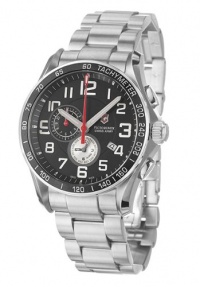 Victorinox Swiss Army Men's 241280 Classic XLS Alarm Chronograph Black Dial Watch