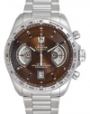 TAG Heuer Men's CAV511E.BA0902 Grand Carrera Automatic Chronograph Brown Dial Watch