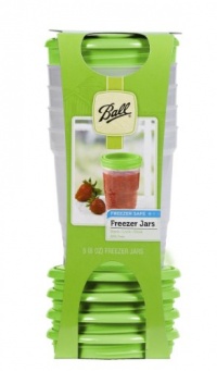 Ball Plastic 8-Ounce Freezer Jars, 5 Pack