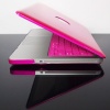 TopCase Metallic Solid Hot Pink Hard Case Cover for Macbook Pro 13 Inch A1278 with Free Mouse Pad