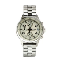 Fossil Women's CH2715 Maddox Stainless Steel White Dial Watch