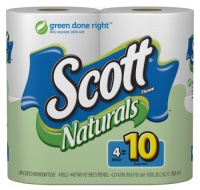 Scott Naturals Bath Tissue (4 Rolls)