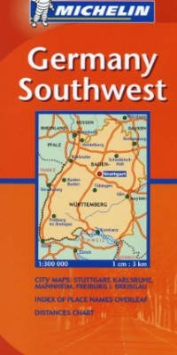 Michelin Map Germany Southwest 545 (Maps/Regional (Michelin))