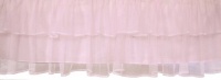 Tadpoles Triple Layer Tulle Crib Skirt in Pink