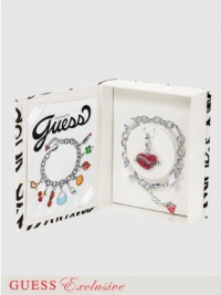 GUESS Charm Set, SILVER