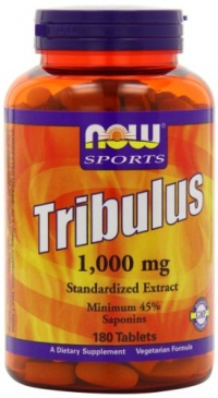 NOW Foods Tribulus 1000mg, 45% Extract, 180 Tablets