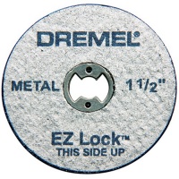 Dremel EZ456 1-1/2-Inch EZ Lock Rotary Tool Cut-Off Wheels for Metal, 5-Pack