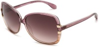 Marc by Marc Jacobs Women's MMJ 216/S 0YQK Rectangle Sunglasses,Violet Brown Frame/Brown Gradient Lens,One Size