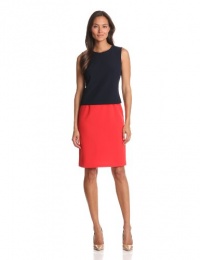 Evan Picone Women's Twofer Colorblock Dress