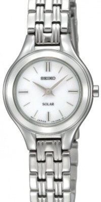 Seiko Women's SUP003 Solar Silver Dial Watch