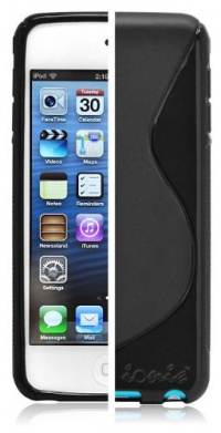 CrazyOnDigital Ionic Slim Flex Case for Apple iPod touch 5G (Black)