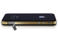 AT&T iPhone 4 Vinyl Antenna Wrap - Gold