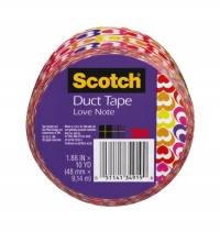 Scotch Duct Tape, Love Note, 1.88-Inch by 10-Yard