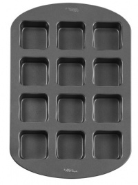 Wilton 4 Nonstick Brownie Pan, 12-Cavity