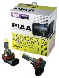 PIAA 18535 H8 Plasma Ion Yellow Bulb - Twin Pack