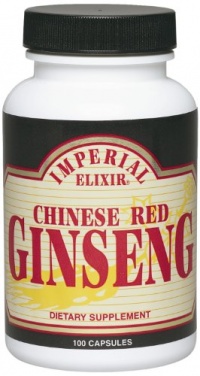 Imperial Elixir Chinese Red Ginseng, 100 Capsules