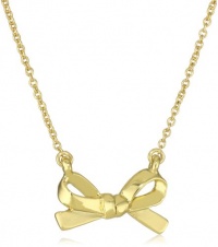 Kate Spade New York Skinny Mini Gold-Tone Bow Pendant Necklace