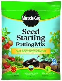 Miracle-Gro 75078500 Seed Starting Potting Mix Bag, 8-Quart