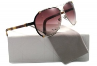 Christian Dior Women's Dior Chicago2 Purple / Brown / Grey Frame/Brown To Violet Lens Metal Sunglasses