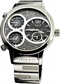 Curtis & Co. 2013 Big Time World Stainless Steel Grey Dial Swiss Made Numbered Limited Edition Watch