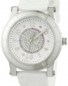 Juicy Couture Women's 1900772 HRH Stainless-Steel Case White Jelly Strap Watch