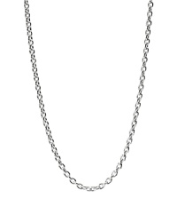 A classic sterling silver link necklace from PANDORA.