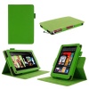 rooCASE Dual-View Multi Angle (Green) Folio Case Cover for Amazon Kindle Fire 7-Inch Android Tablet (NOT Compatible with Fire HD)